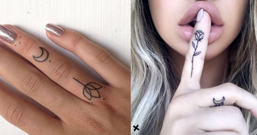 Mil y un maneras de usar tatuajes en los dedos