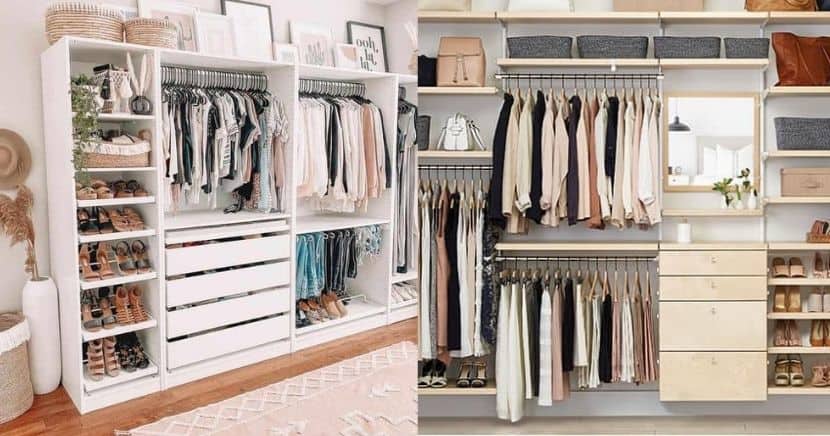Ideas para organizar tu closet y aprovechar espacio