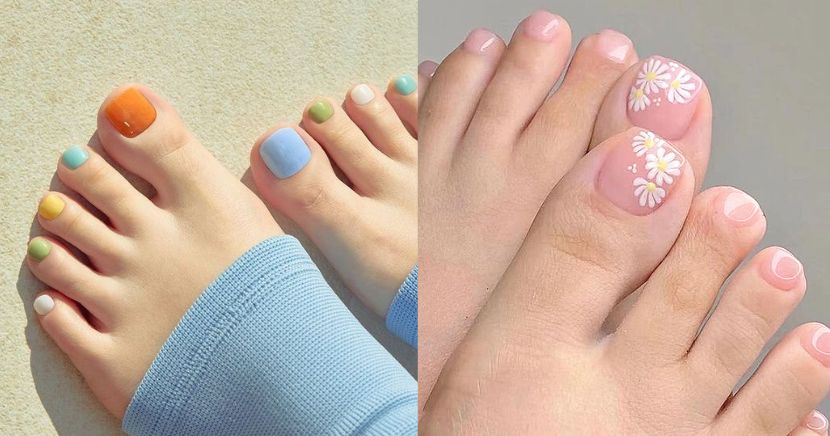 Diseños de uñas de pies