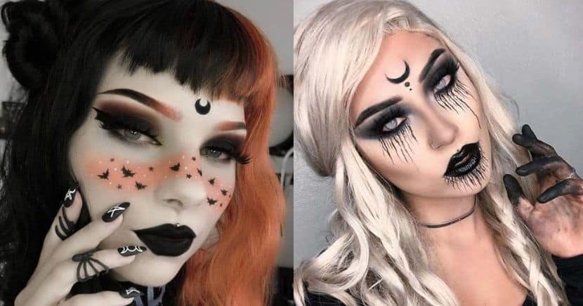 Maquillajes para ojos de Halloween