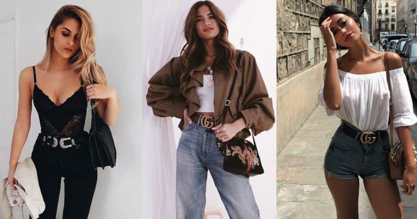 OUTFITS CON CINTURON 2021 ¿COMO USAR UN CINTURÓN? CONSEJOS DE MODA FEMENINA  ELEVA TU ESTILO ♡ 