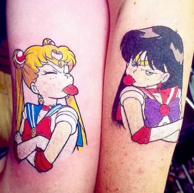 Tatuajes que simbolizan la amistad - Sailor Moon