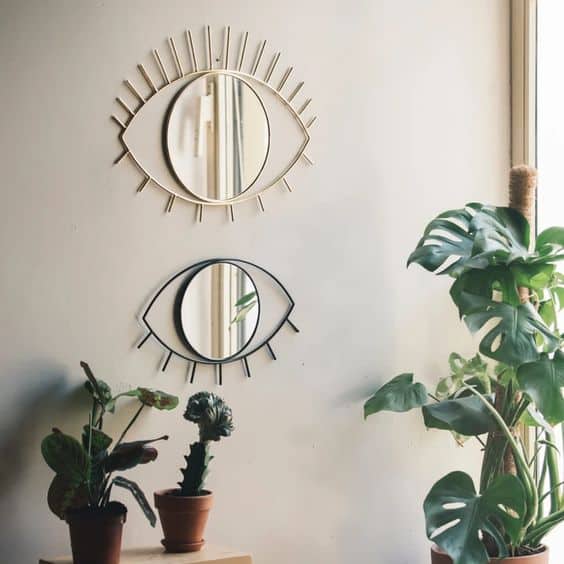 Ideas para darle un toque aesthetic a tu habitación - Los espejos son primordiales