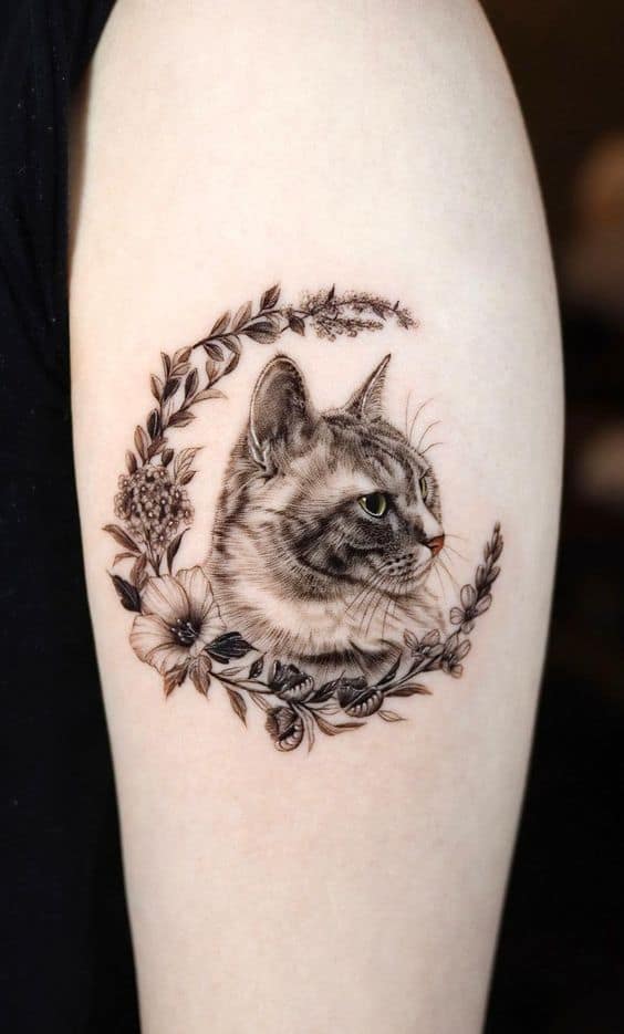 Tatuajes aesthetic para mejores amigas - Gatos