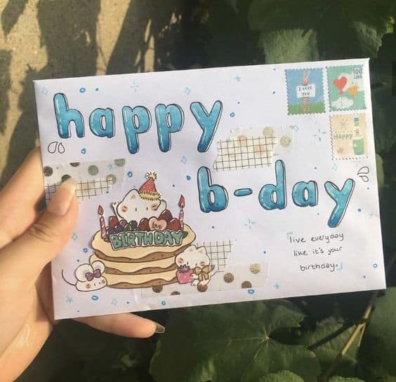 Cartas creativas para cumpleaños - El cumpleaños de la mejor amiga