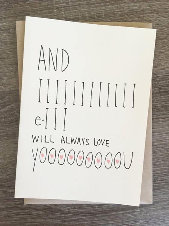 Cartas creativas para mi novio - Que sea guapísima como tú, gusta, pero que sea graciosa: enamora