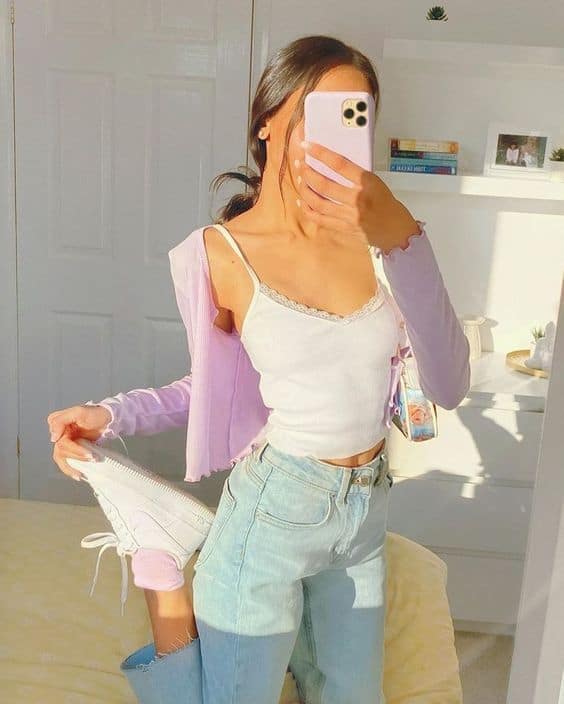 Outfits aesthetic para adolescentes - Colores pastel