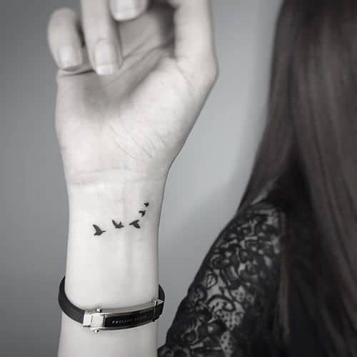 Tatuajes chiquitos para mujer - Aves