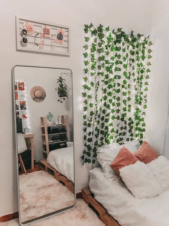 Decoración de cuartos juveniles - Llena tu espacio con lianas faux