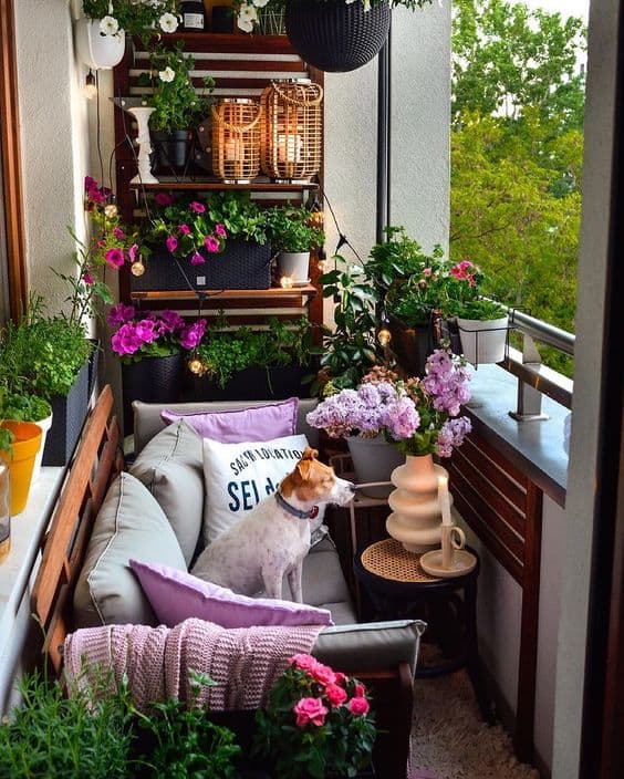Decoración para balcones pequeños - Sin miedo a las plantas