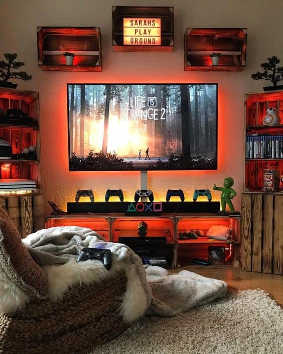 Ideas para decorar un cuarto pequeño de TV - Un espacio para todos