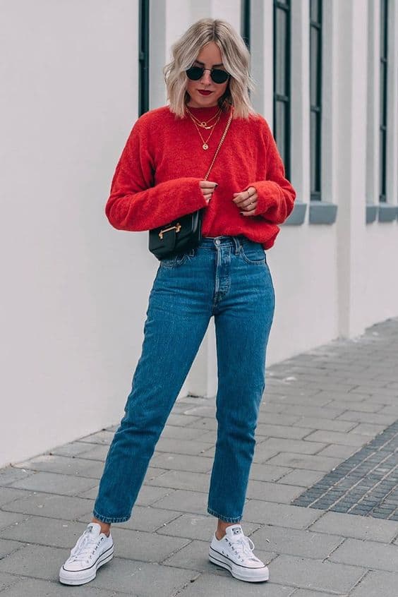Outfits con mom jeans - Cómo se usan los mom jeans