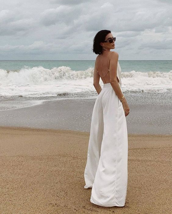 Outfits para boda en la playa - ¿Y pantalones?