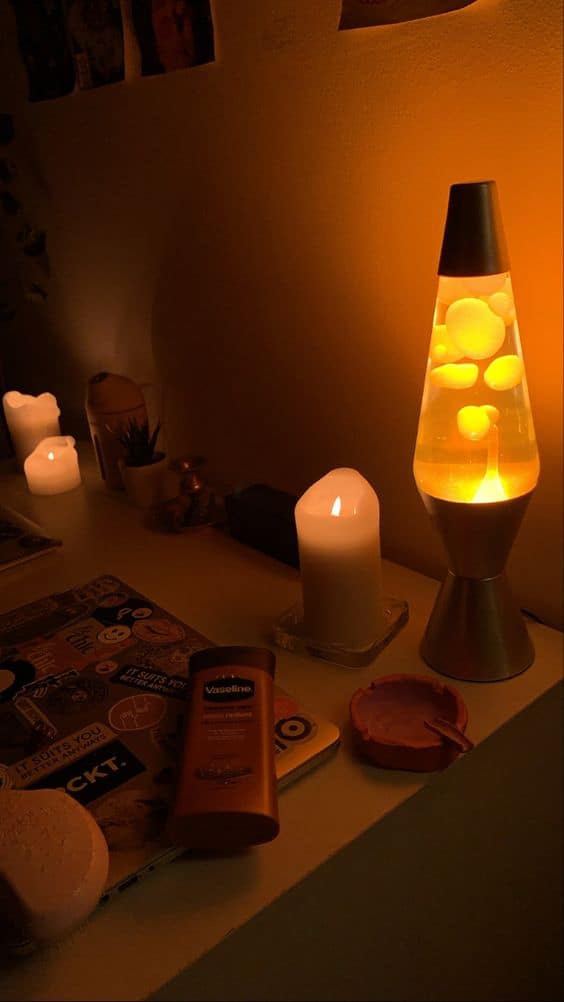 Cosas para decorar tu cuarto - Lámpara de lava Retro