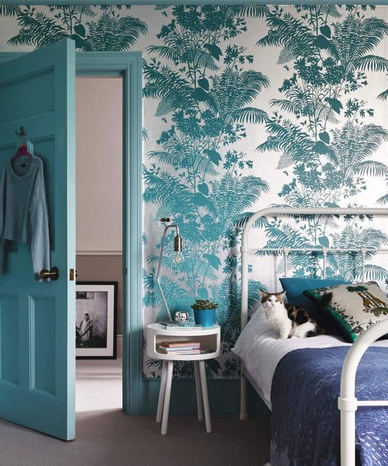 Ideas para pintar tu cuarto - Verde azulado