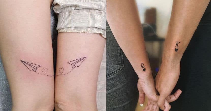 Tatuajes minimalistas para parejas