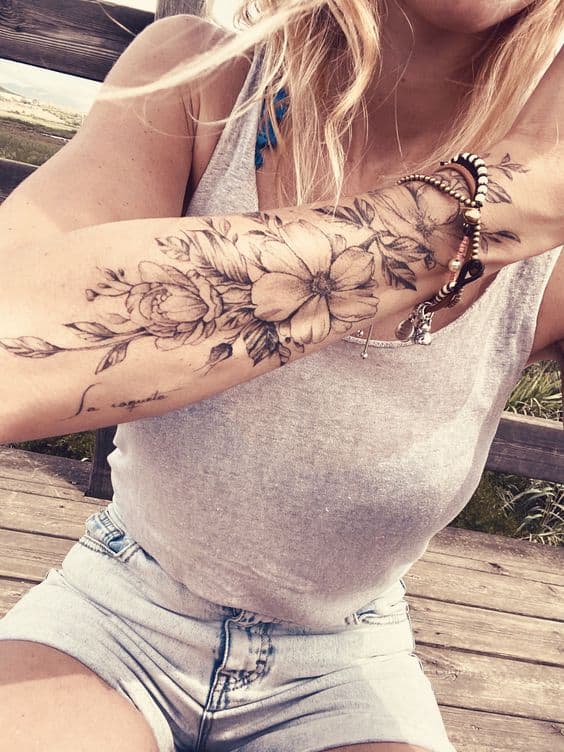Tatuajes de flores para mujer - Dale tu toque especial