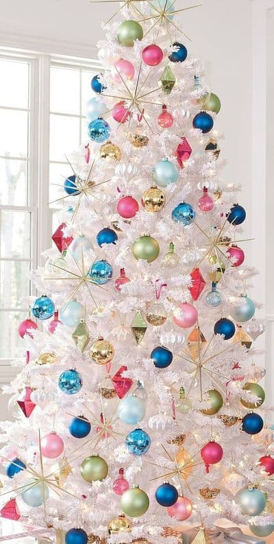 Cómo decorar un árbol de navidad blanco - Estilo Vintage