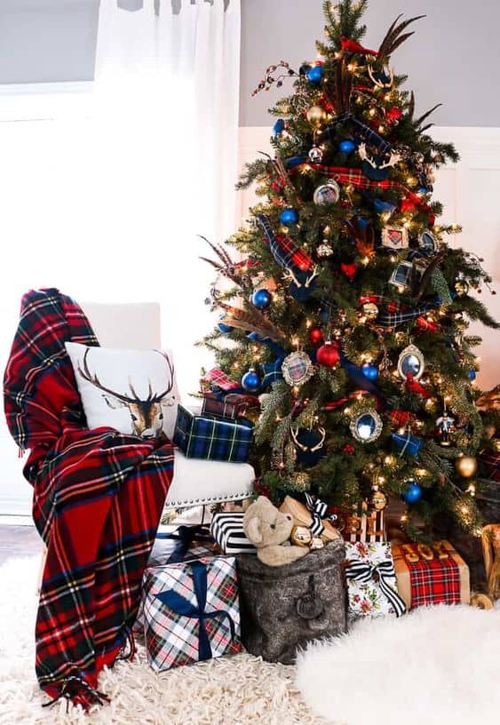 Ideas de cómo decorar el árbol de navidad elegante - Colores fantasía