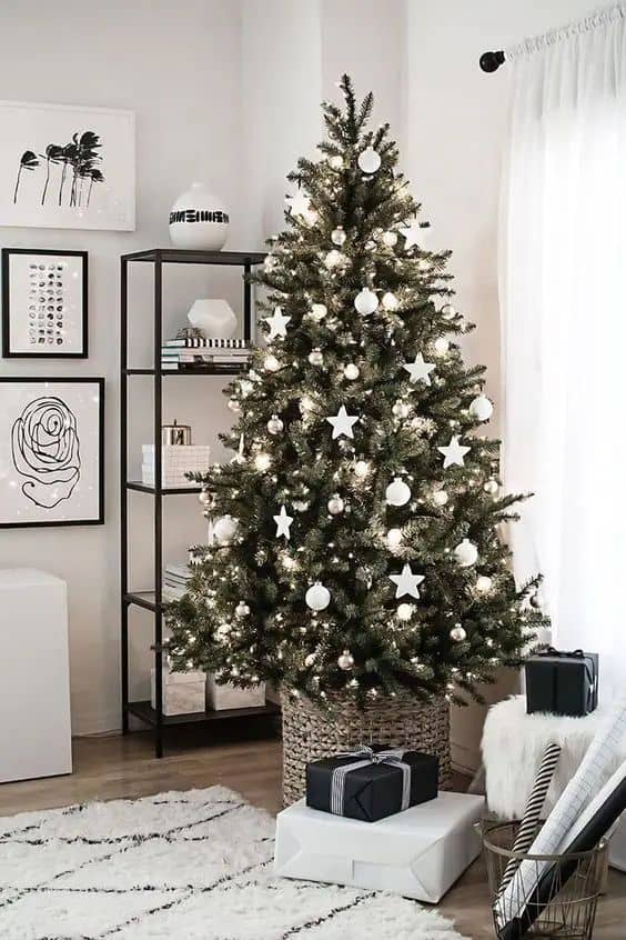 Ideas de cómo decorar el árbol de navidad elegante - Muy tradicional