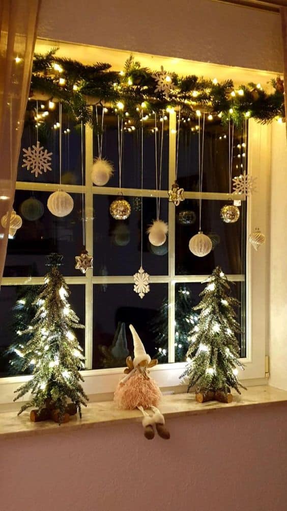 Ventanas decoradas de navidad - Decorar ventanas