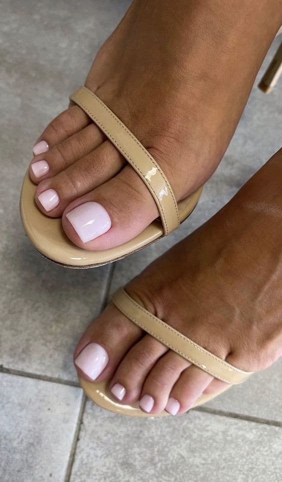 Decoración de uñas de pies de moda - Colores