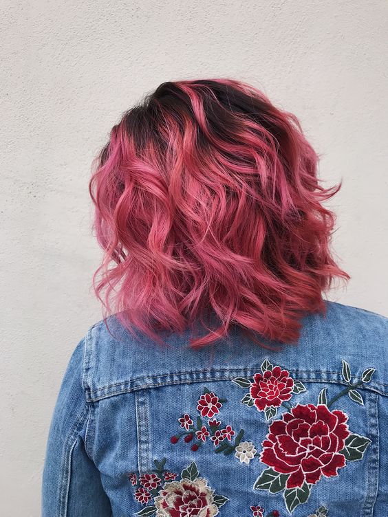 Balayage rosa pastel cabello corto - Cuidados