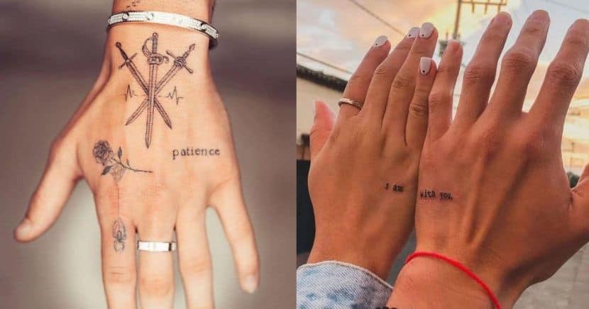 Elegantes Tatuajes En La Mano Para Hombres Peque Os