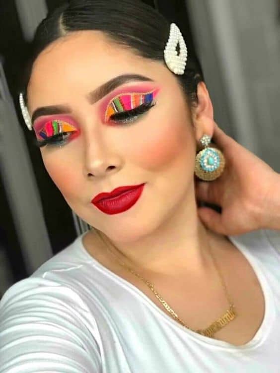 Maquillaje mexicano sencillo - Kitsch
