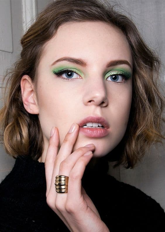 Maquillaje para ojos verdes - Verde