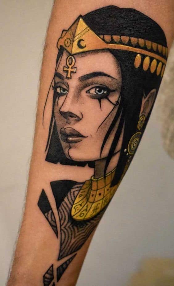 Tatuajes de dioses egipcios - Anubis