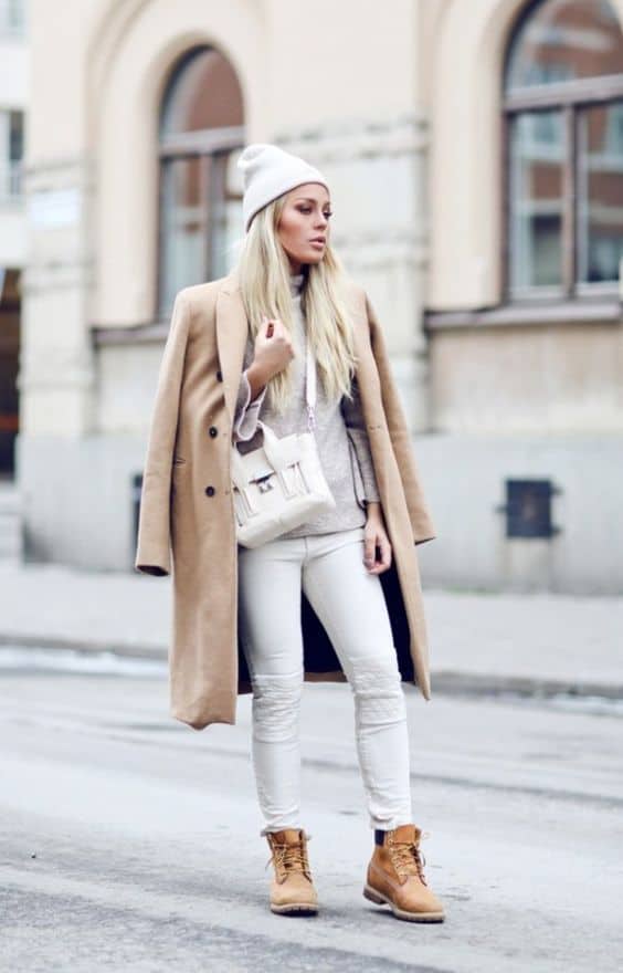 Jeans outfit con botas Timberland mujer - ¿Botas Timberland?