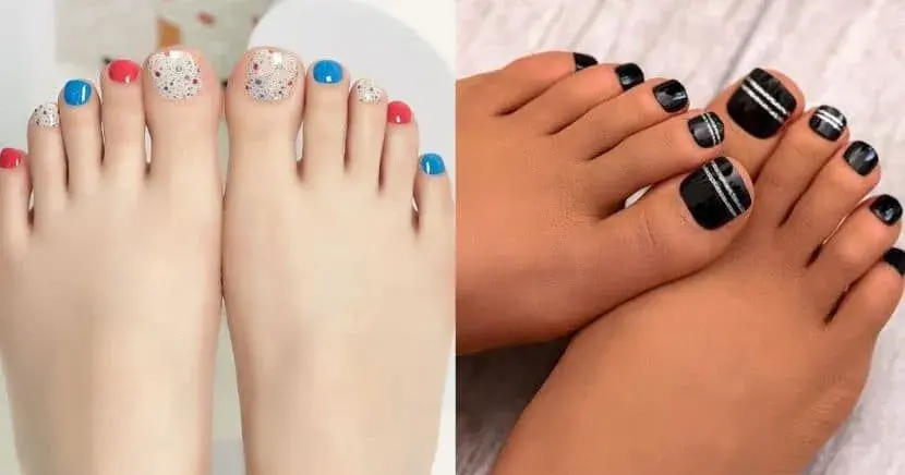 Color de uñas para pies