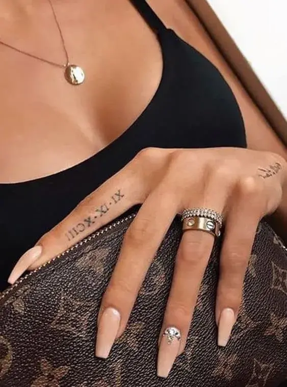 Ideas de tatuajes en los dedos - Diseños