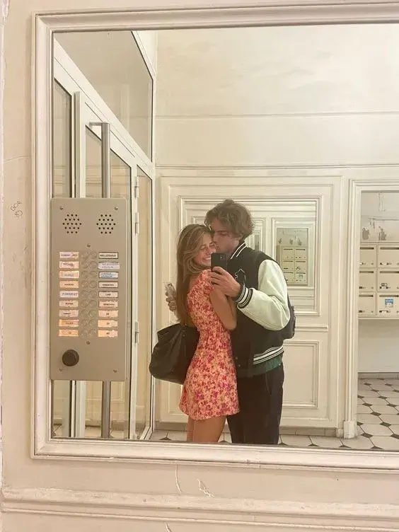 Fotos con mi novio en el espejo - Originales