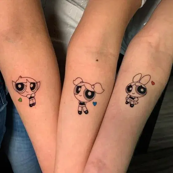 Tatuajes de las Chicas Superpoderosas significado - Cuidados de un tattoo