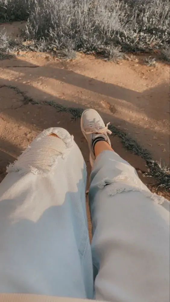 Fotos Tumblr de piernas con jeans - Cómo tomarlas