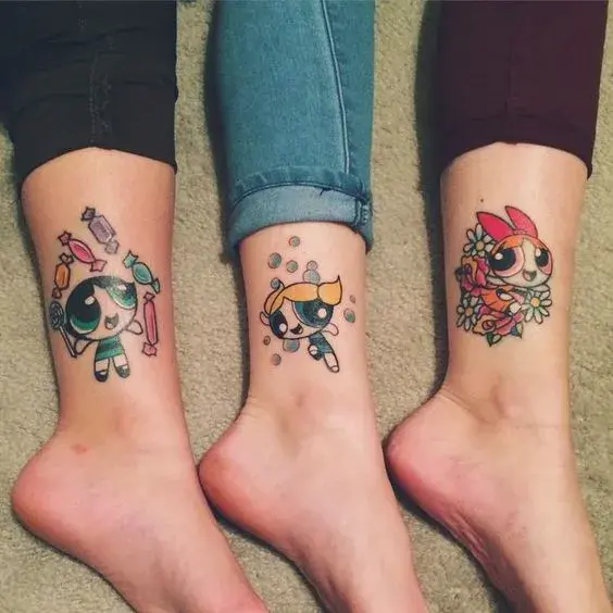 Tatuaje chicas superpoderosas hermanos - Las chicas súperpoderosas