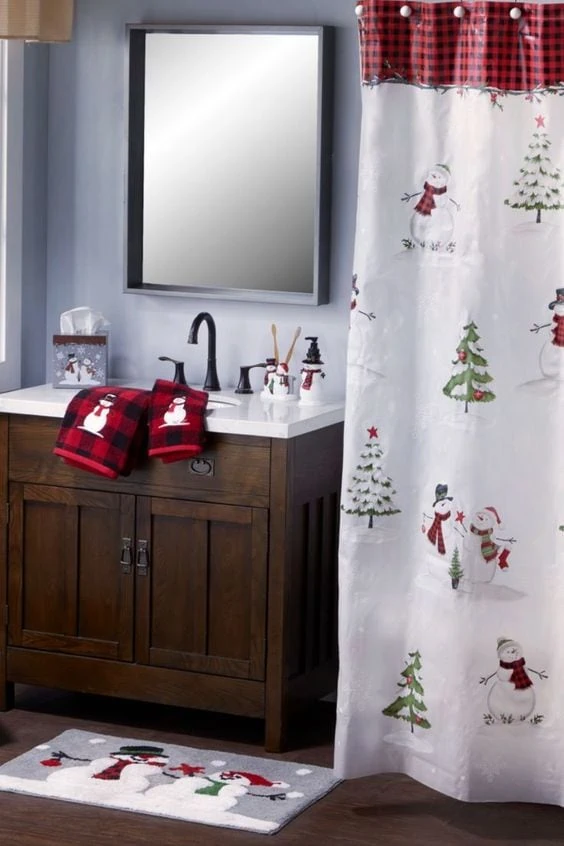 Baños decorados para navidad - Qué no