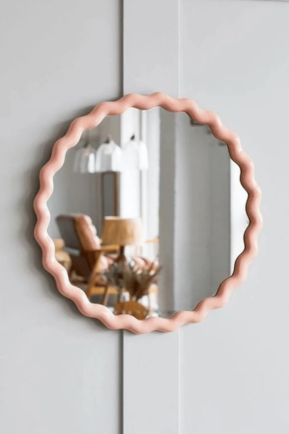 Cómo decorar un espejo redondo sin marco - Arcillas