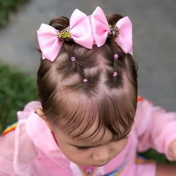 Peinados para bebés con ligas - Más ideas