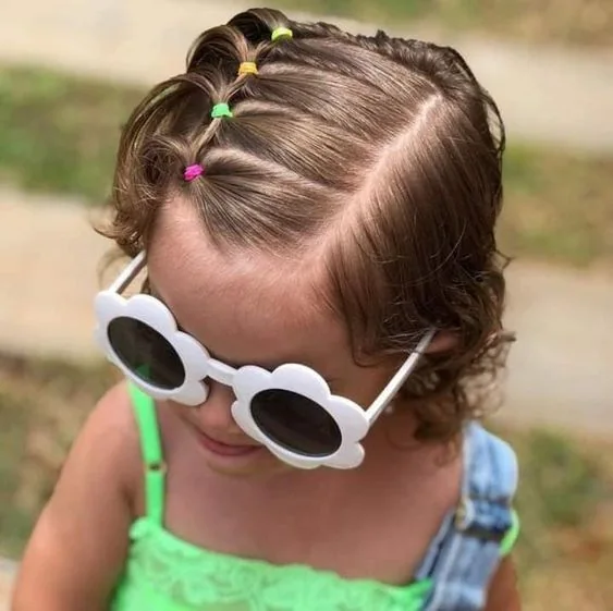 Peinados para bebés con ligas - Ligas elásticas